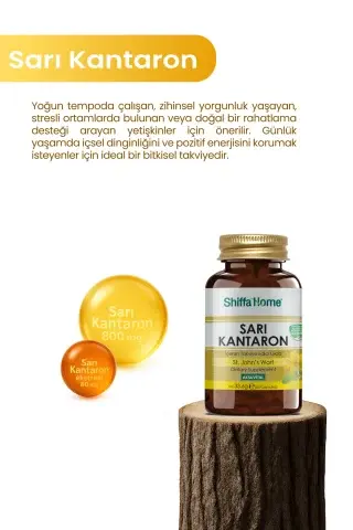 AksuVital Shiffa Home Sarı Kantaron 560mg 60 Kapsül