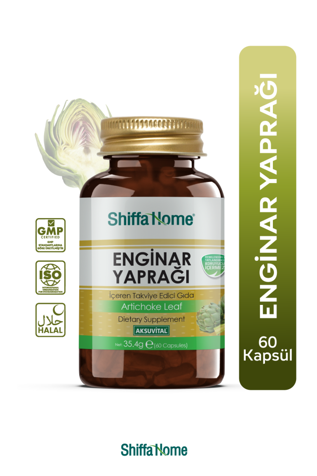 AksuVital Shiffa Home Enginar Yaprağı 590mg 60 Kapsül