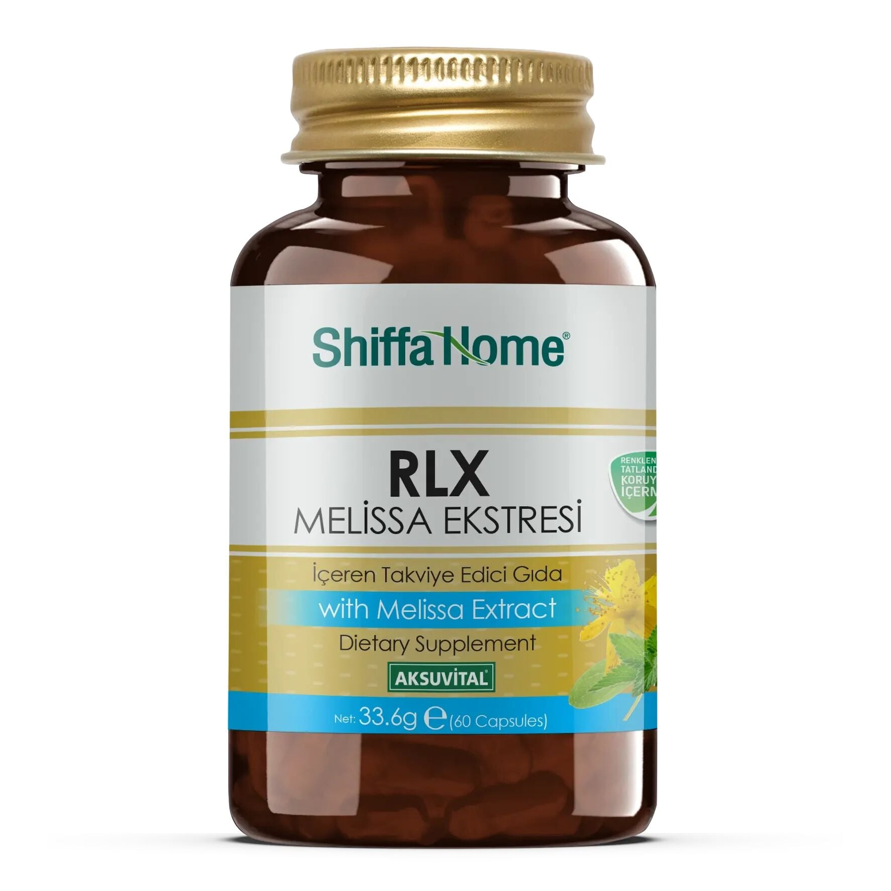 AksuVital Shiffa Home RLX Melissa Ekstresi 560mg 60 Kapsül