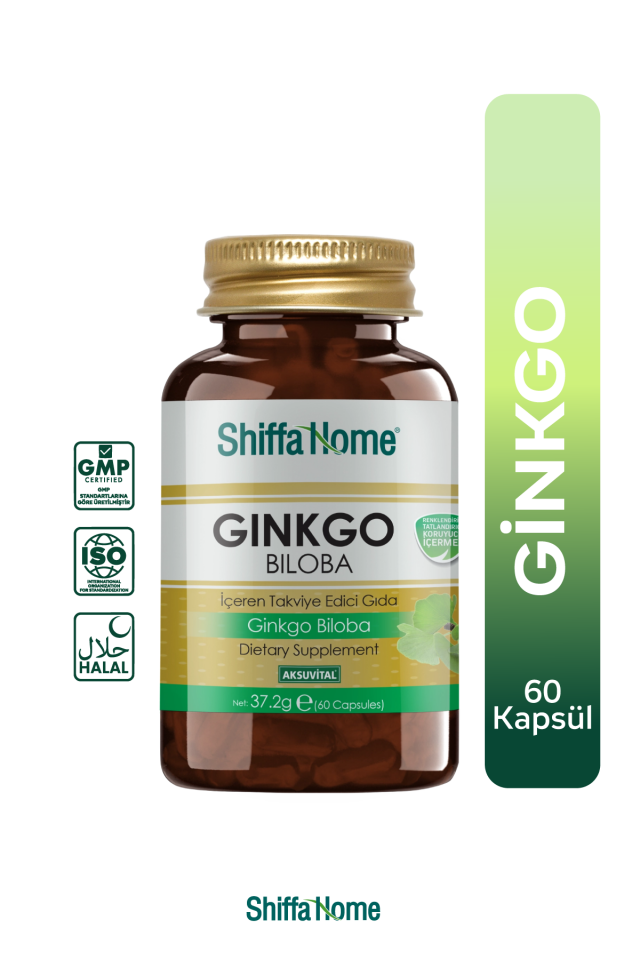AksuVital Shiffa Home Ginkgo Biloba 620mg 60 Kapsül