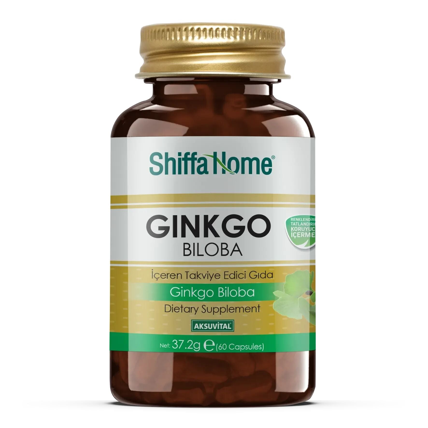 AksuVital Shiffa Home Ginkgo Biloba 620mg 60 Kapsül