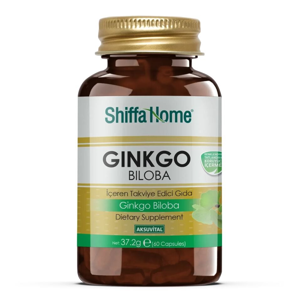 AksuVital Shiffa Home Ginkgo Biloba 620mg 60 Kapsül