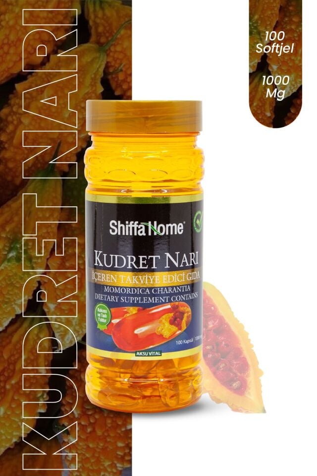 AksuVital Shiffa Home Zeytinyağlı Kudret Narı 1000mg 100 Softjel