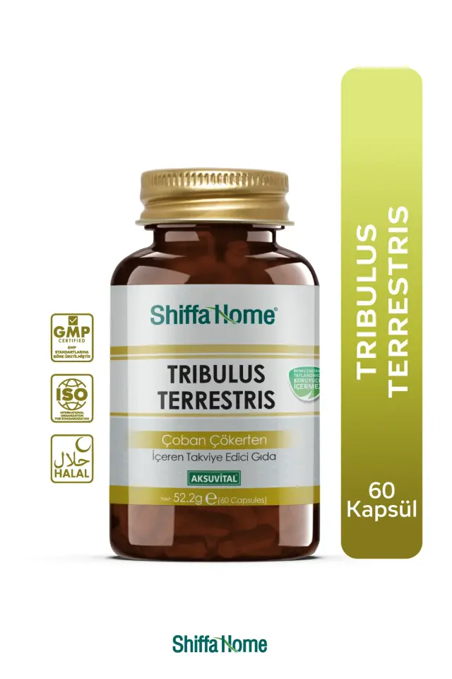AksuVital Shiffa Home Tribulus Terrestris Çoban Çökerten 870mg 60 Kapsül