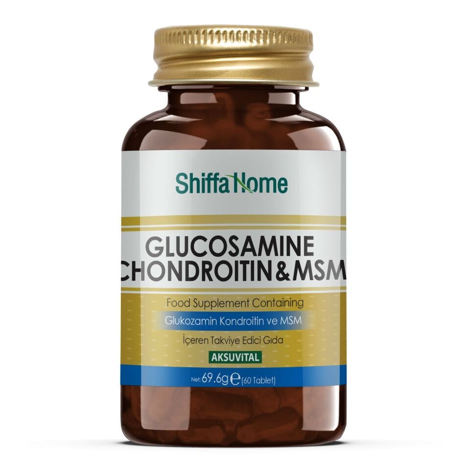 AksuVital Shiffa Home Glukozamin Kondroitin & MSM 1150mg 60 Tablet