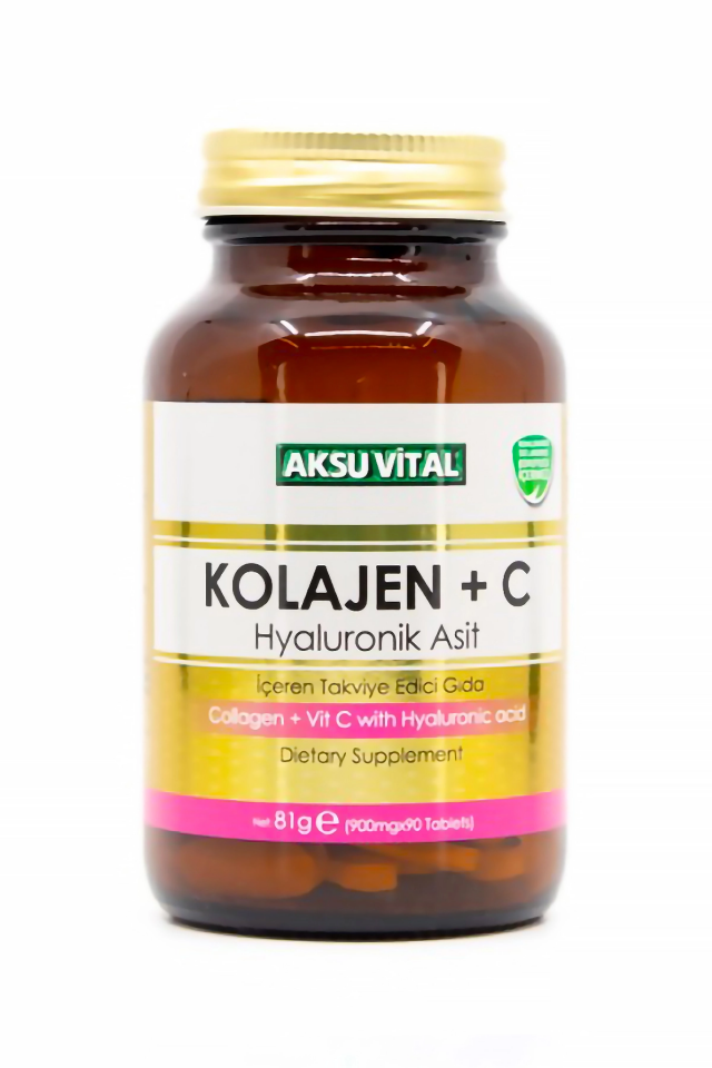 AksuVital Kolajen + C Vitamini & Hyaluronik Asit 60 Tablet