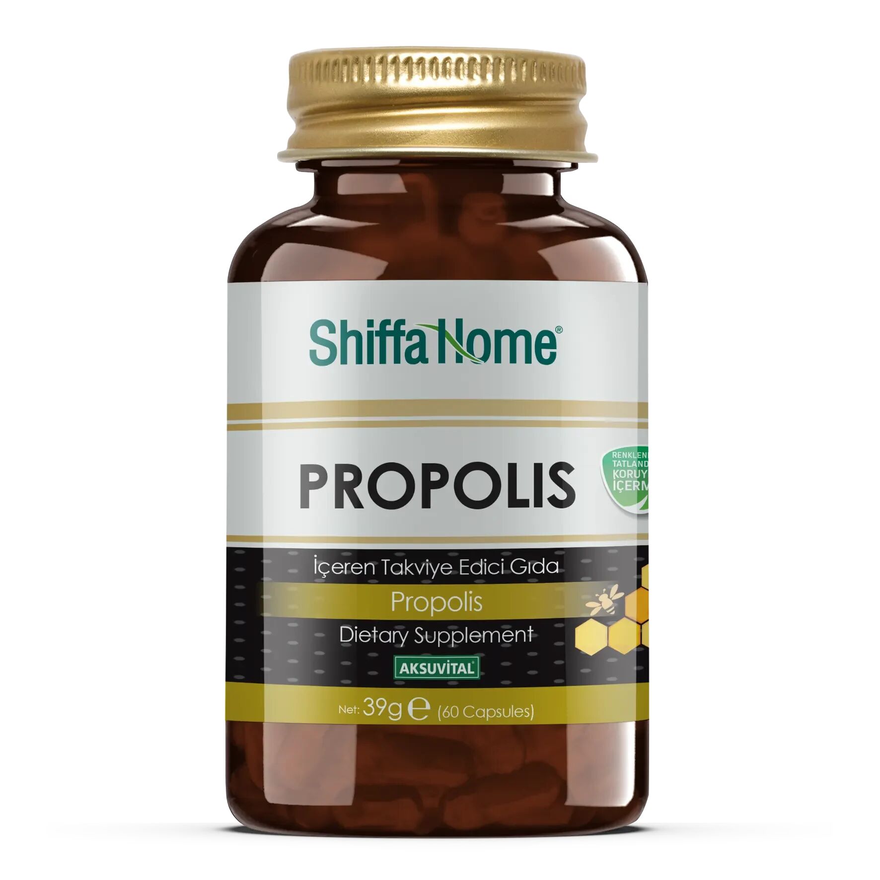 AksuVital Shiffa Home Propolis 470mg 60 Kapsül