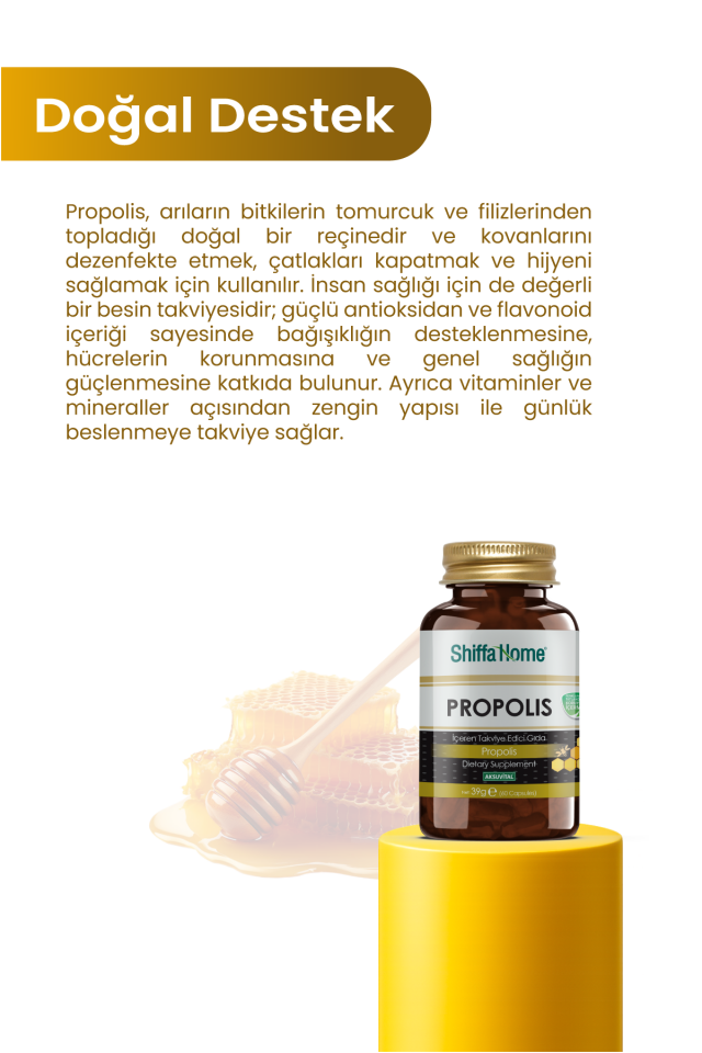 AksuVital Shiffa Home Propolis 470mg 60 Kapsül