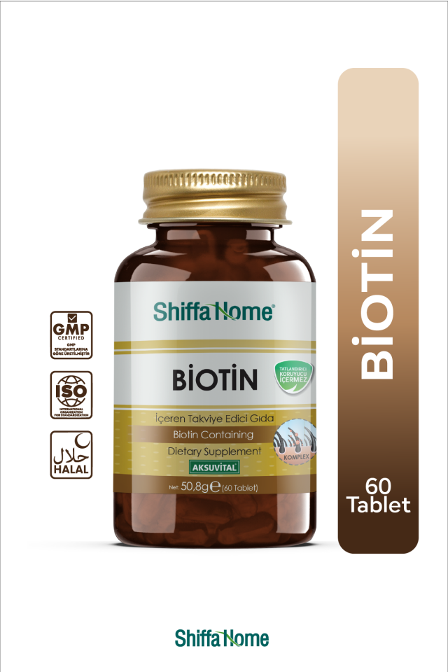 AksuVital Shiffa Home Biotin 750mg 60 Tablet