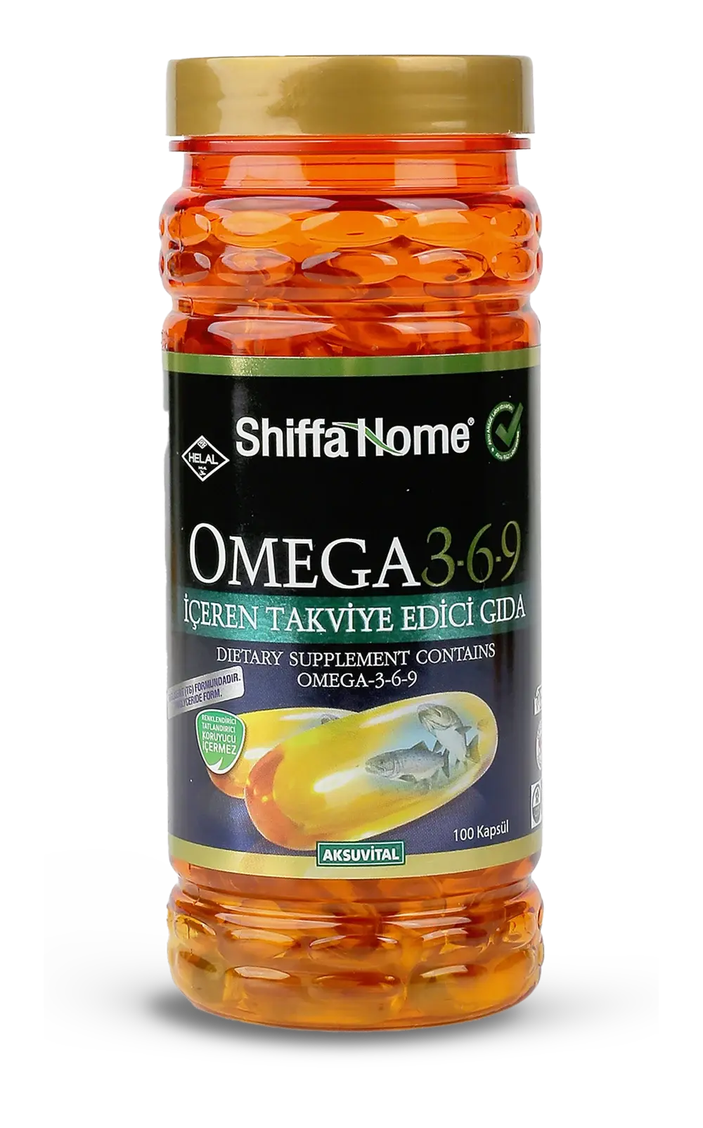 AksuVital Shiffa Home Omega 3-6-9 1000mg 100 Softjel