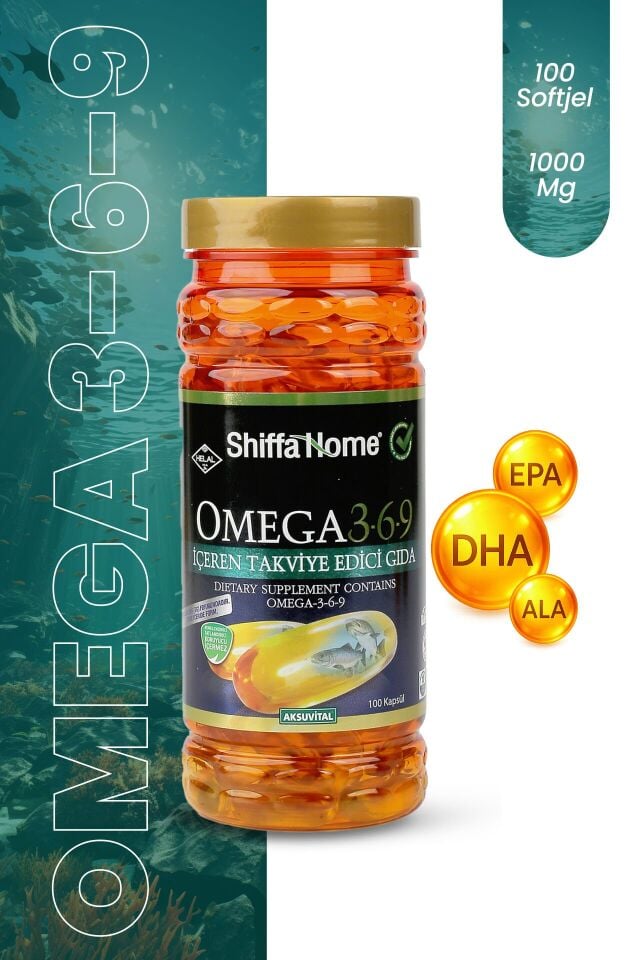AksuVital Shiffa Home Omega 3-6-9 1000mg 100 Softjel