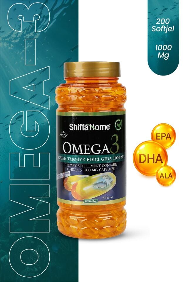 AksuVital Shiffa Home Omega 3 1000mg 200 Softjel