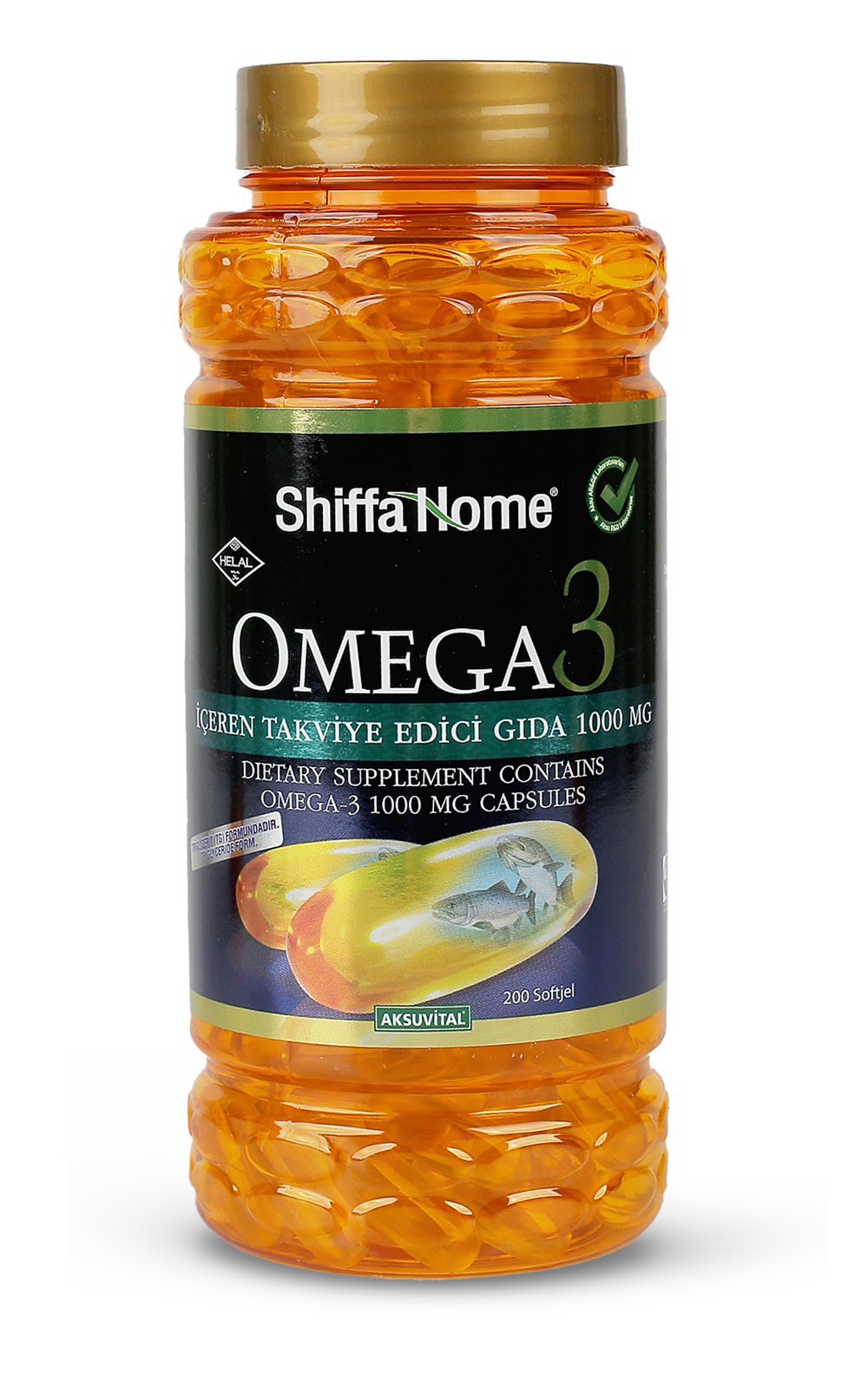AksuVital Shiffa Home Omega 3 1000mg 200 Softjel