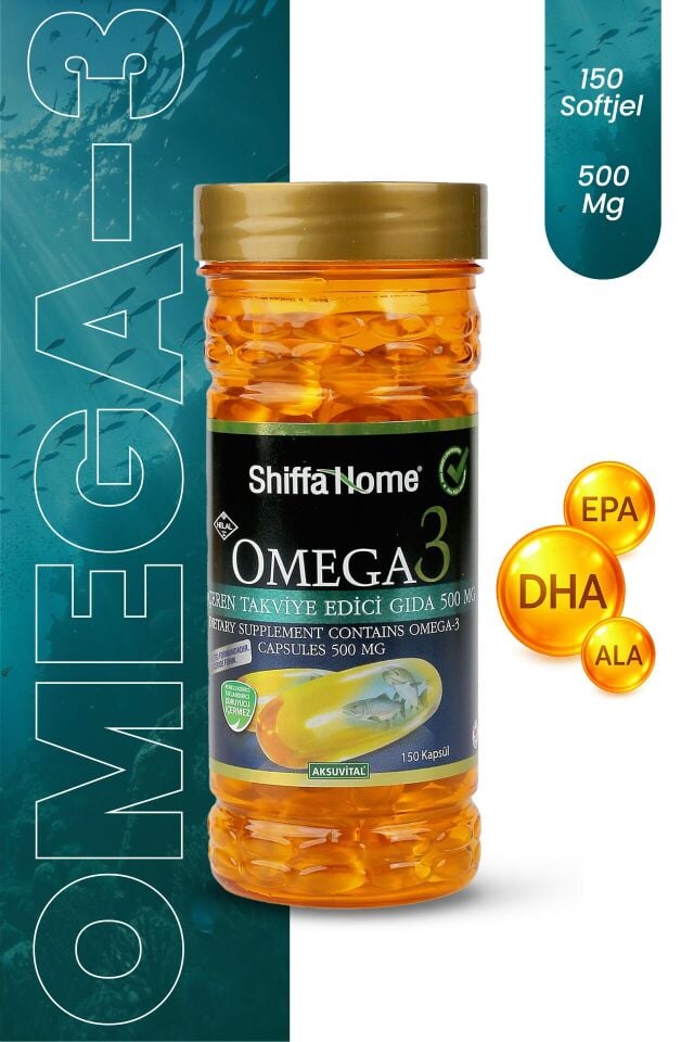AksuVital Shiffa Home Omega-3 500mg 150 Softjel