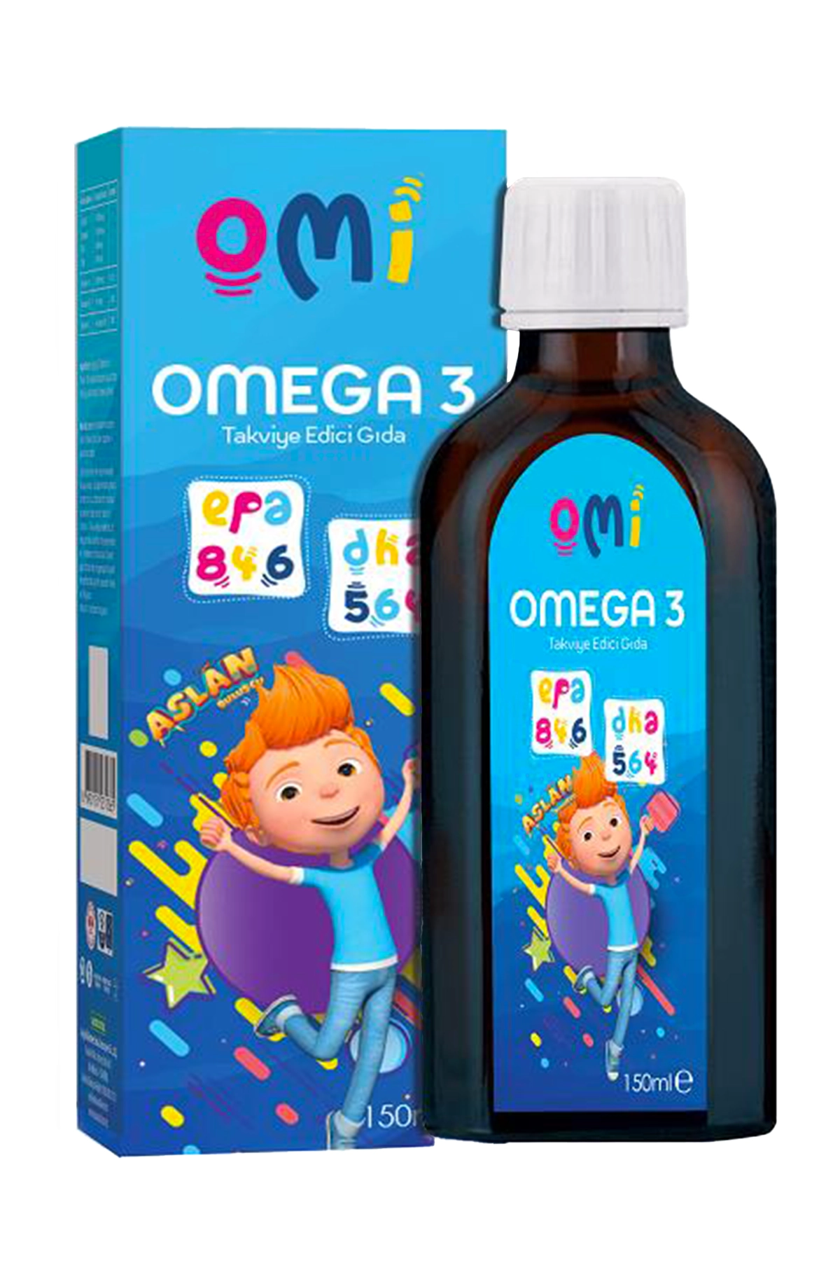 AksuVital OMİ Omega-3 Çocuk Şurubu Takviye Edici 150ml